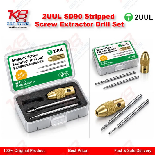 2UUL SD90 Stripped Screw Extractor Drill Set