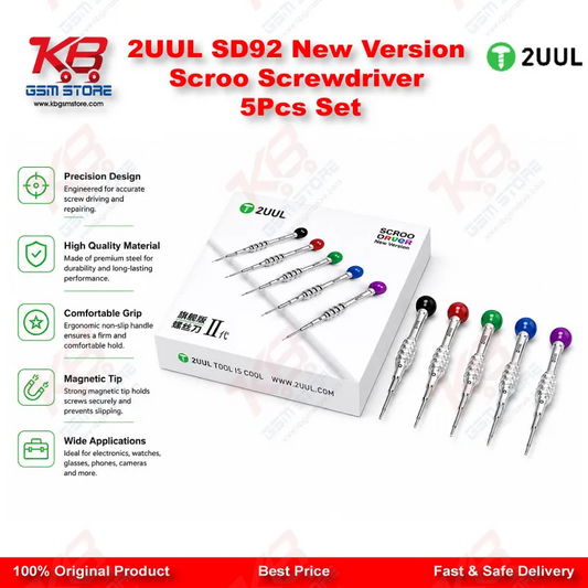 2UUL SD92 New Version Scroo Screwdriver 5Pcs Set