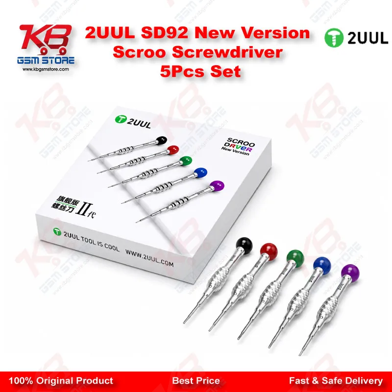2UUL SD92 New Version Scroo Screwdriver 5Pcs Set