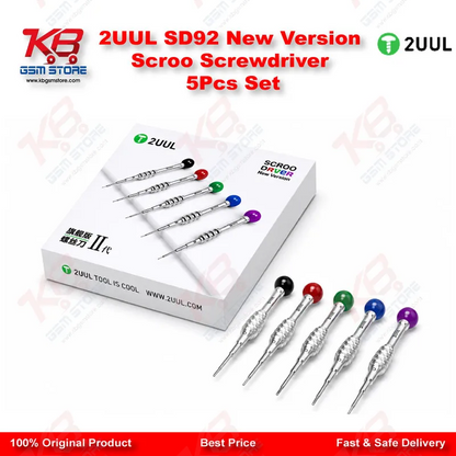 2UUL SD92 New Version Scroo Screwdriver 5Pcs Set