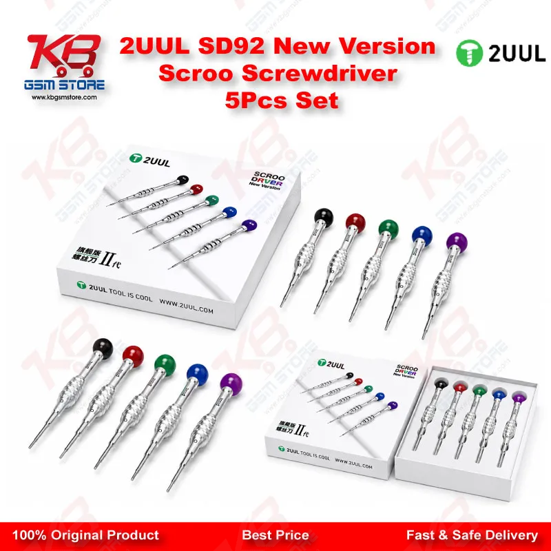 2UUL SD92 New Version Scroo Screwdriver 5Pcs Set