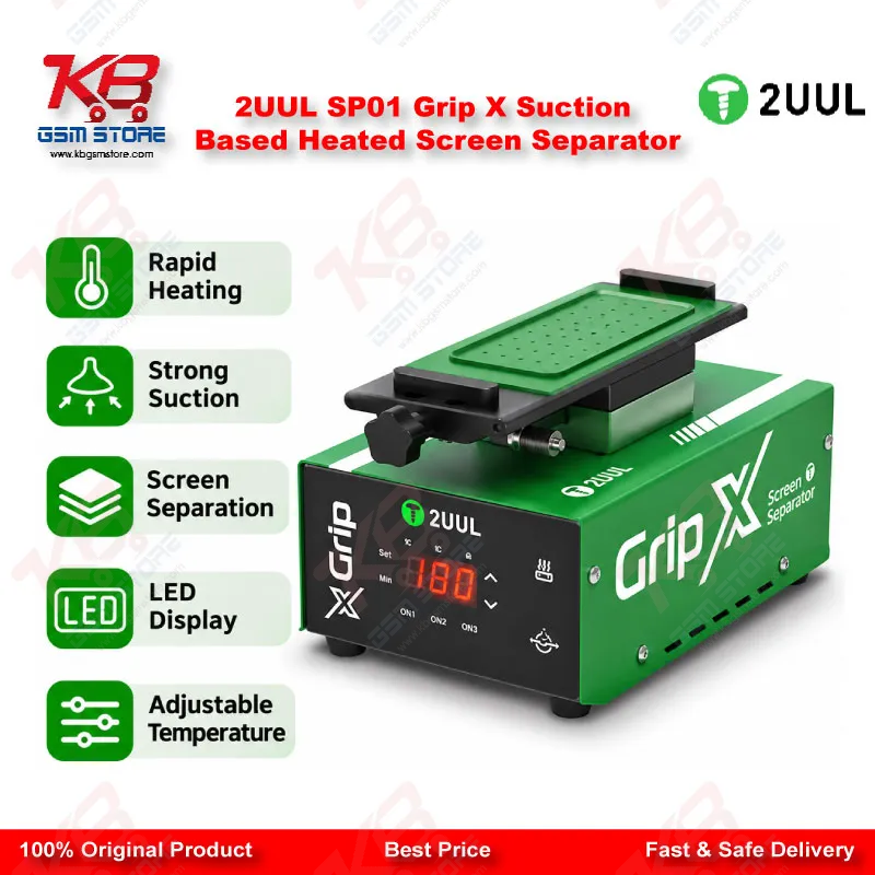 2UUL SP01 Grip X Suction Based Heated Screen Separator PK