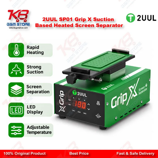 2UUL SP01 Grip X Suction Based Heated Screen Separator PK