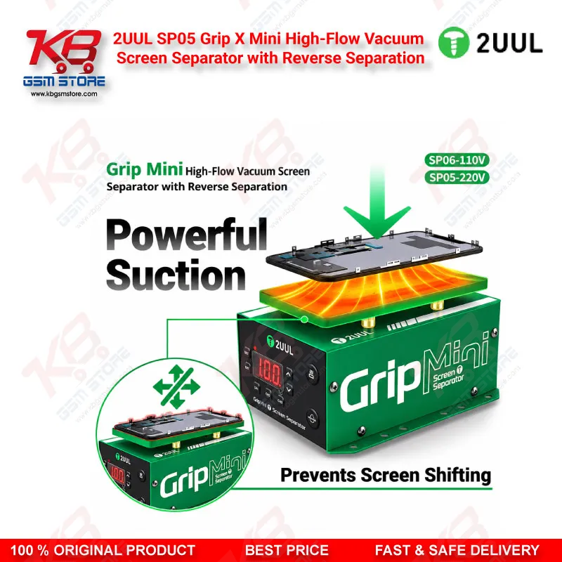 2UUL SP05 Grip X Mini High-Flow Vacuum Separator