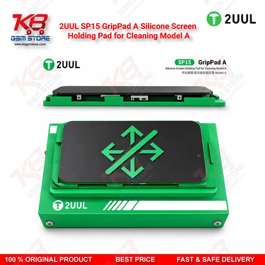 2UUL SP15 GripPad A Silicone Screen Holding Pad for Cleaning