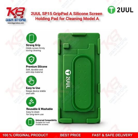 2UUL SP15 GripPad A Silicone Screen Holding Pad for Cleaning