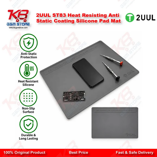 2UUL ST83 Heat Resisting Anti Static Coating Silicone Pad Mat