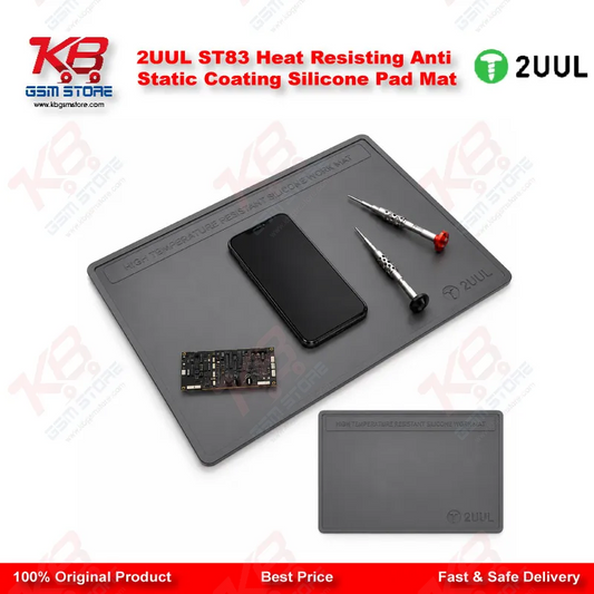 2UUL ST83 Heat Resisting Anti Static Coating Silicone Pad Mat