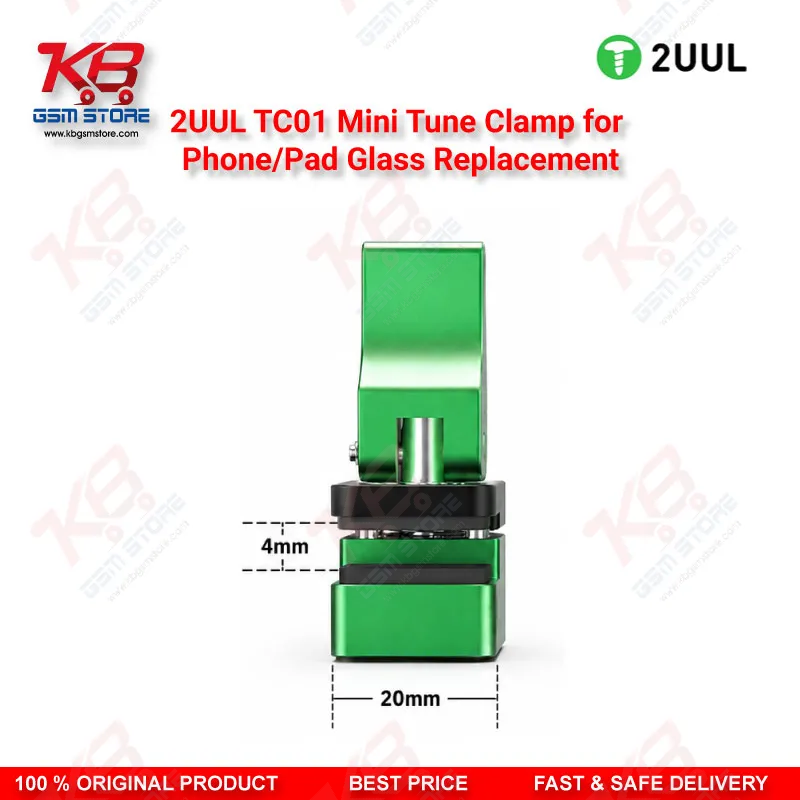 2UUL TC01 Mini Tune Clamp – 360° Rotation Screen Glass Pressure Holder for Phone Repair