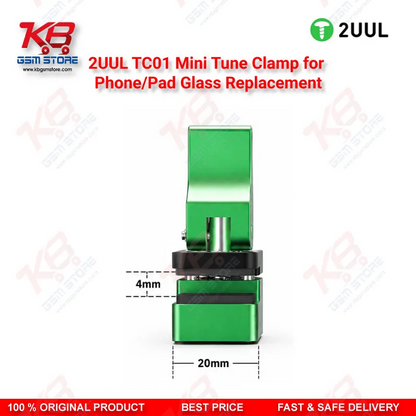 2UUL TC01 Mini Tune Clamp – 360° Rotation Screen Glass Pressure Holder for Phone Repair