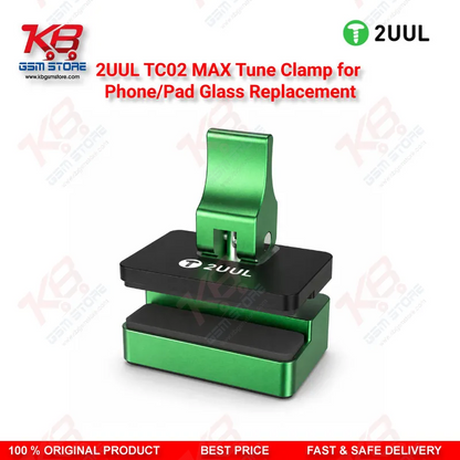 2UUL TC02 Max Tune Clamp — Aluminum Alloy Pressure Clamp for Phone & iPad Screen Glass Replacement