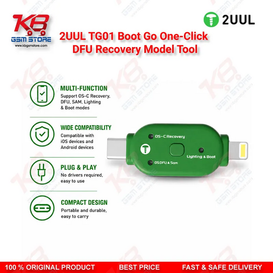 2UUL TG01 Boot Go One-Click DFU & Recovery Mode Tool for iPhone iPad