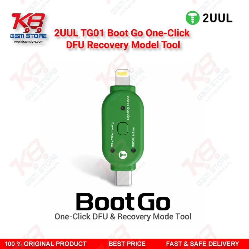 2UUL TG01 Boot Go One-Click DFU & Recovery Mode Tool for iPhone iPad