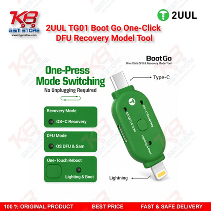 2UUL TG01 Boot Go One-Click DFU & Recovery Mode Tool for iPhone iPad