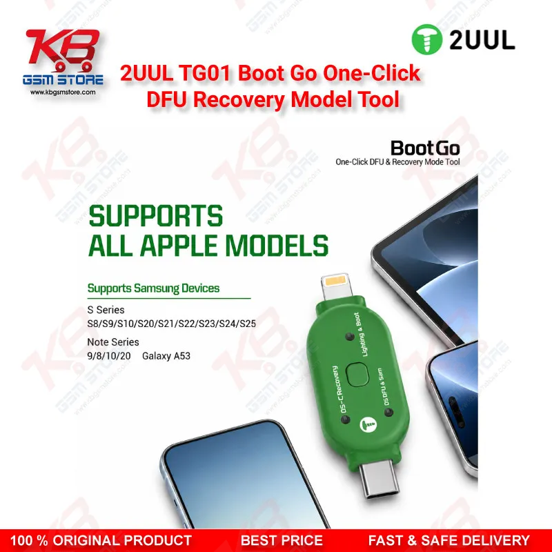 2UUL TG01 Boot Go One-Click DFU & Recovery Mode Tool for iPhone iPad
