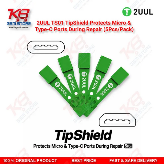 2UUL TS01 TipShield Charging Port Heat Shield for Micro USB & Type-C Repair (5Pcs/Pack)