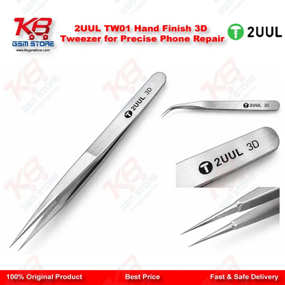 2UUL TW01 Hand Finish 3D Tweezer for Precise Phone Repair
