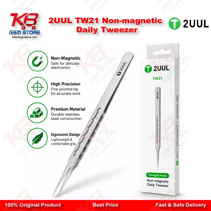 2UUL TW21 Non-magnetic Daily Tweezer