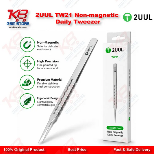 2UUL TW21 Non-magnetic Daily Tweezer