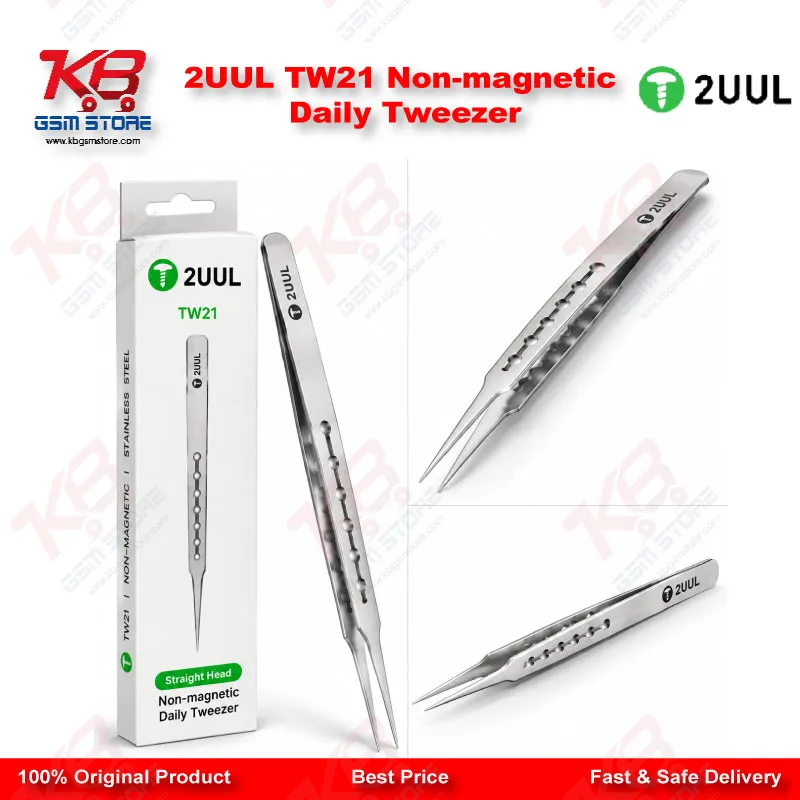 2UUL TW21 Non-magnetic Daily Tweezer