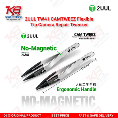 2UUL TW41 CAMTWEEZ Flexible-Tip Camera Repair Tweezer