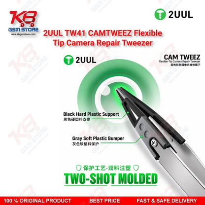 2UUL TW41 CAMTWEEZ Flexible-Tip Camera Repair Tweezer