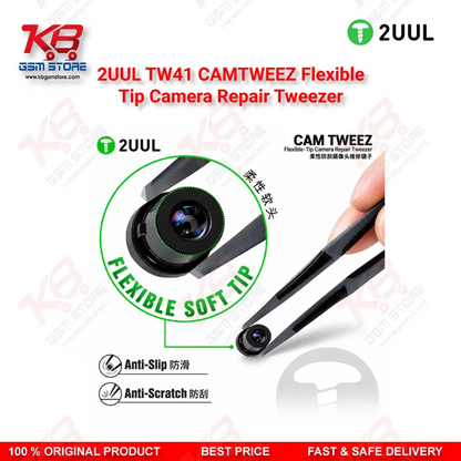 2UUL TW41 CAMTWEEZ Flexible-Tip Camera Repair Tweezer