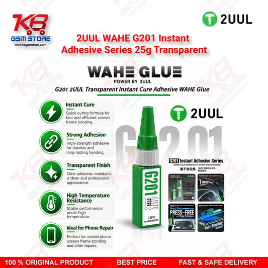 2UUL WAHE G201 Instant Adhesive Series 25g Transparent