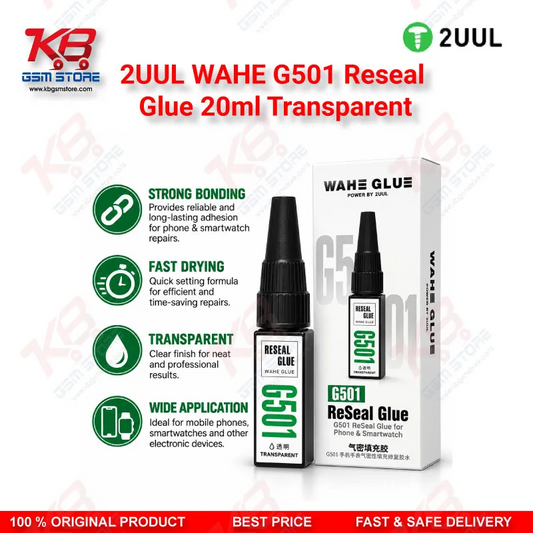2UUL WAHE G501 Reseal Glue 20ml Transparent | Phone Sealant