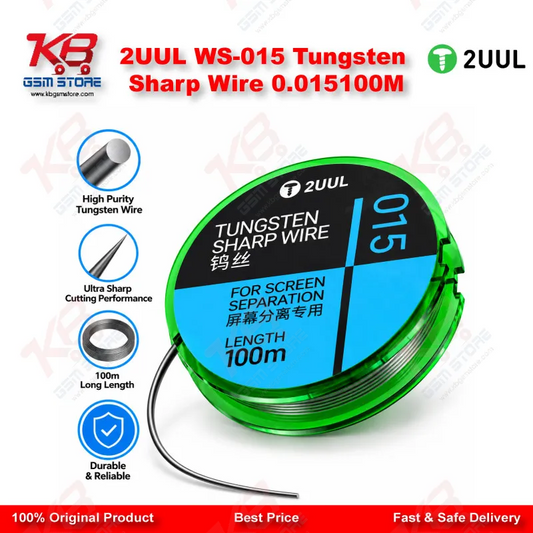 2UUL WS-015 Tungsten Sharp Wire 0.015*100M