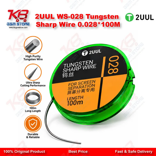 2UUL WS-028 Tungsten Sharp Wire 0.028*100M