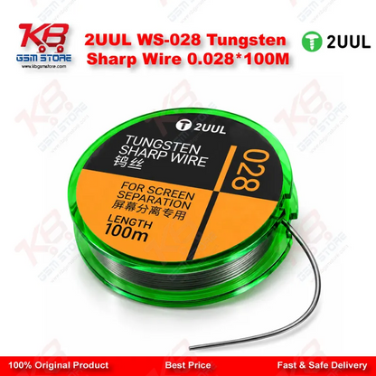 2UUL WS-028 Tungsten Sharp Wire 0.028*100M