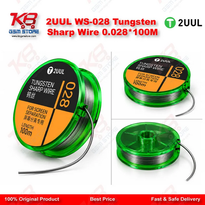 2UUL WS-028 Tungsten Sharp Wire 0.028*100M