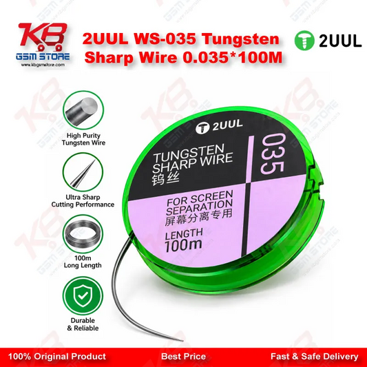 2UUL WS-035 Tungsten Sharp Wire 0.035*100M