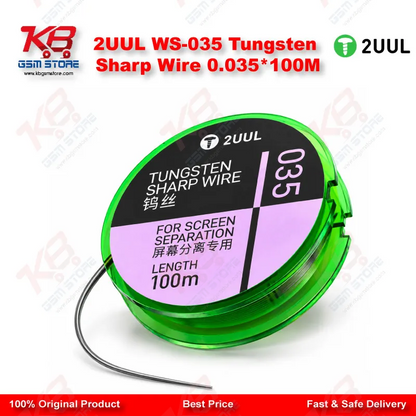 2UUL WS-035 Tungsten Sharp Wire 0.035*100M