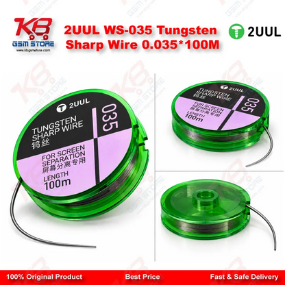 2UUL WS-035 Tungsten Sharp Wire 0.035*100M