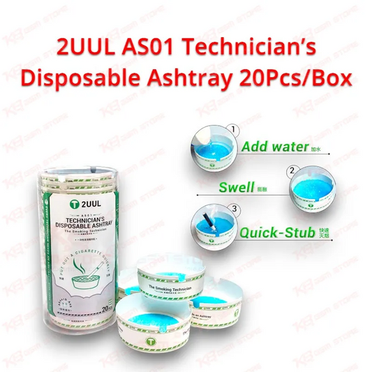 2UUL AS01 Technician’s Disposable Ashtray 20Pcs/Box