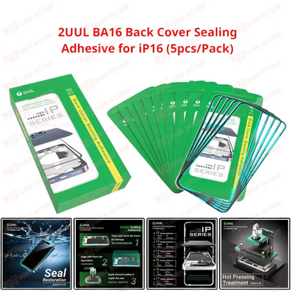 2UUL BA16 Back Cover Sealing Adhesive for iP16 (5pcs/Pack)