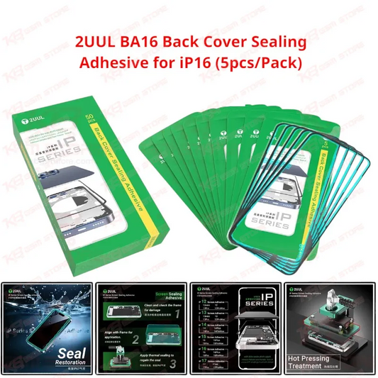 2UUL BA16 Back Cover Sealing Adhesive for iP16 (5pcs/Pack)