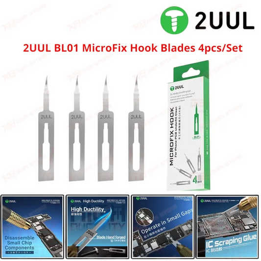 2UUL BL01 MicroFix Hook Blades 4pcs/Set