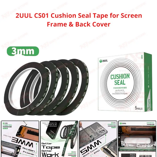2UUL CS01 Cushion Seal Tape for Screen Frame & Back Cover