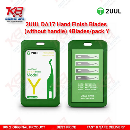 2UUL DA17 Model Y Hand Finish Blade – 4 Blades Pack (Without Handle)