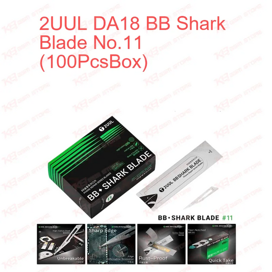2UUL DA18 BB Shark Blade No.11 (100Pcs/Box)