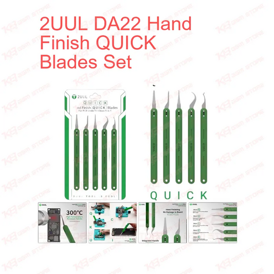 2UUL DA22 Hand Finish QUICK Blades Set