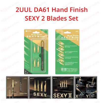 2UUL DA61 Hand Finish SEXY 2 Blades Set