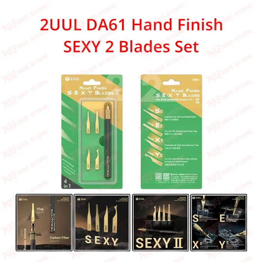 2UUL DA61 Hand Finish SEXY 2 Blades Set