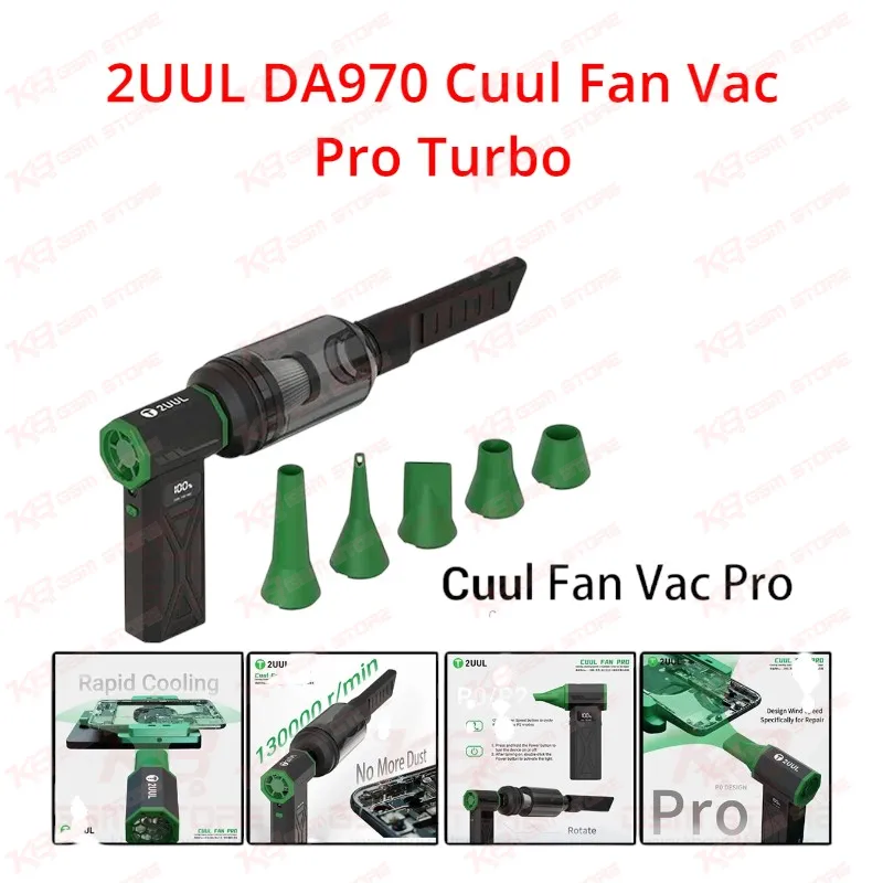 2UUL DA970 Cuul Fan Vac Pro Turbo