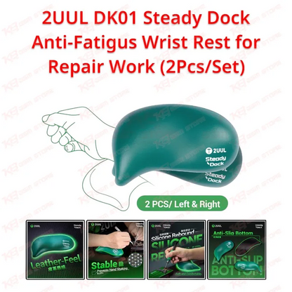 2UUL DK01 Steady Dock Anti-Fatigus Wrist Rest for Repair Work (2PcsSet)