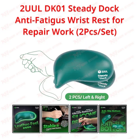 2UUL DK01 Steady Dock Anti-Fatigus Wrist Rest for Repair Work (2PcsSet)