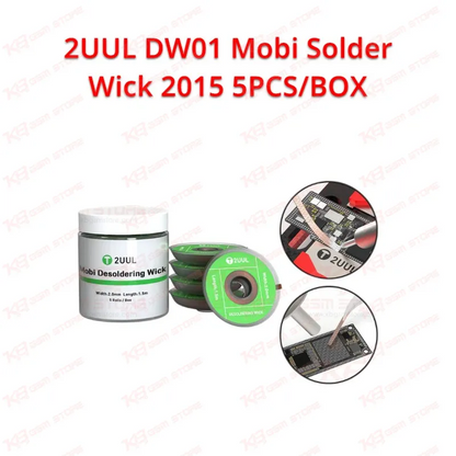 2UUL DW01 Mobi Solder Wick 2015 5PCS/BOX